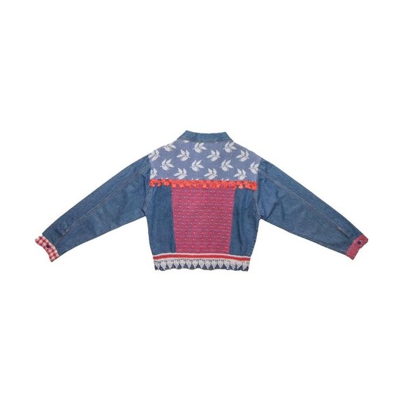 Vintage 90s Western Style Denim Jean Jacket - Picture 3 of 4